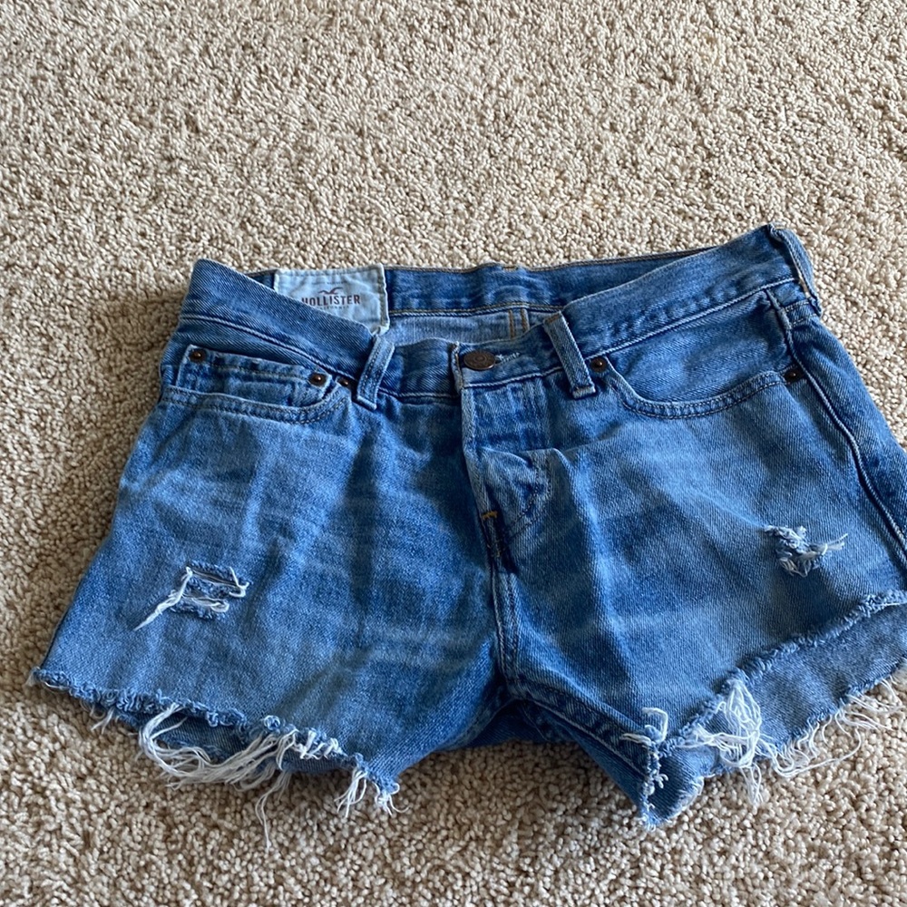 Holister denim jean shorts